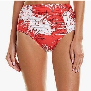 La Blanca Side Shirred High Waist Swimsuit Bottom NWOT